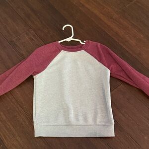 Cat & Jack Maroon and Gray Sweatshirt